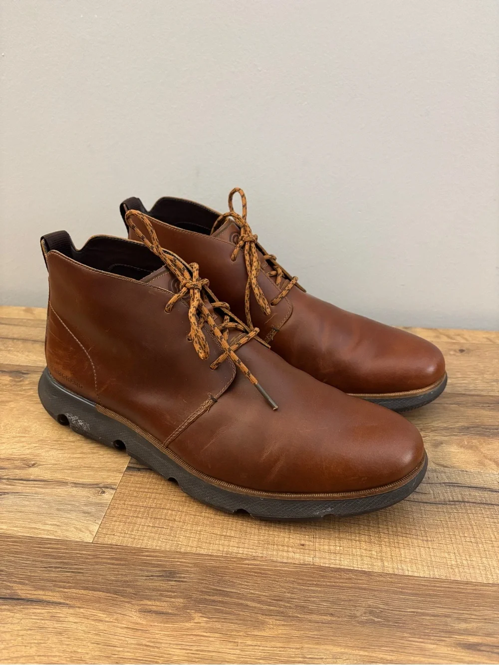 Cole Haan 4.Zerogrand Leather Waterproof Chukka Boot C34854 Brown Men’s